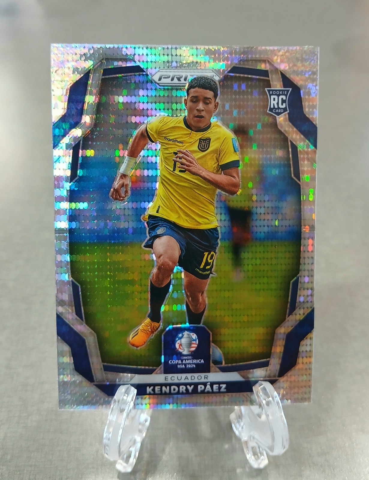 2024 Prizm Conmebol Copa America #69 KENDRY PAEZ Soccer Pulsar Rookie RC ECUADOR