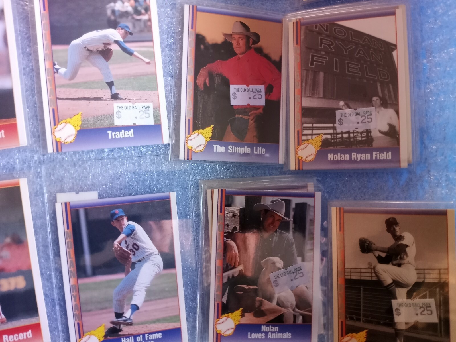 1991 Pacific Nolan Ryan Texas Express Singles You pick your cards