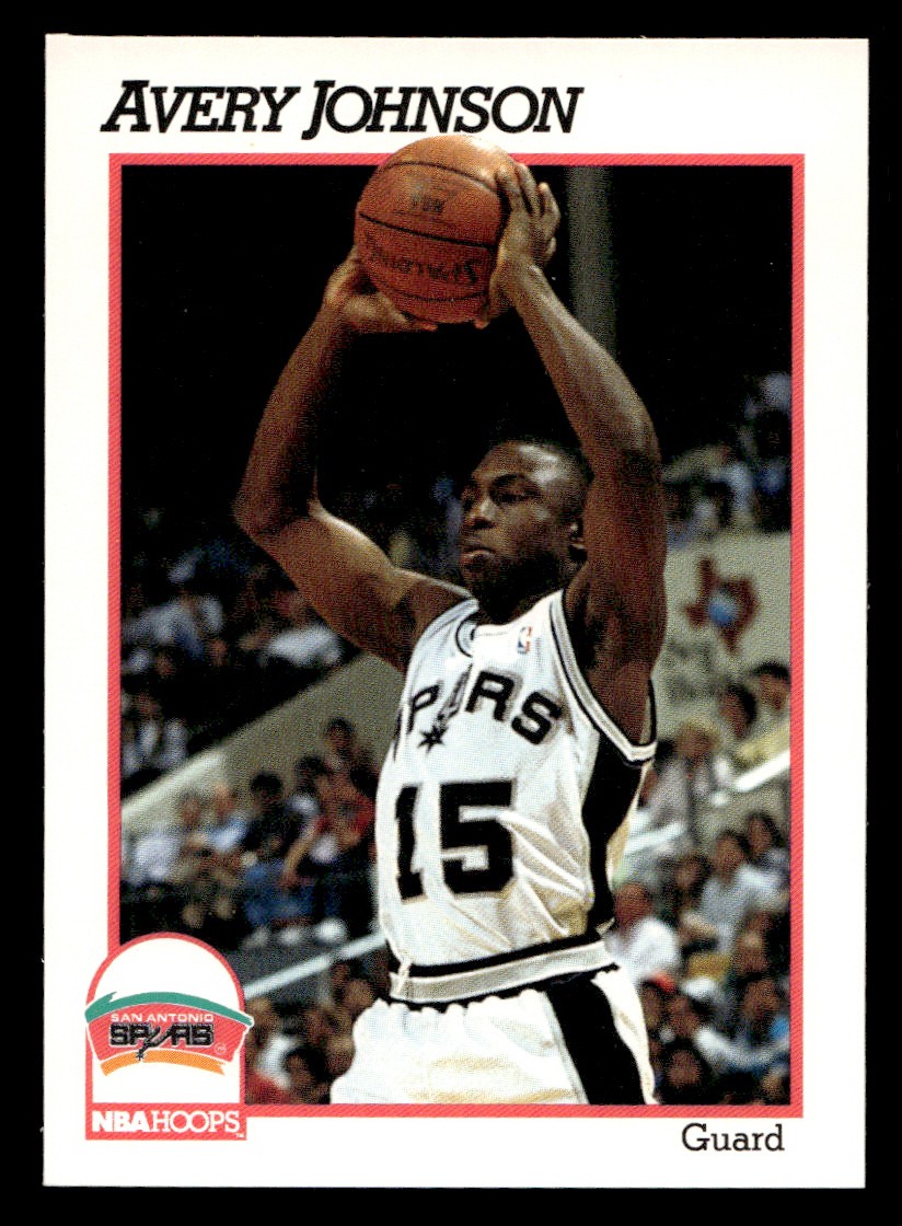 1991-92 NBA Hoops – Avery Johnson #436 Basketball Sports Card Raw Trading Card