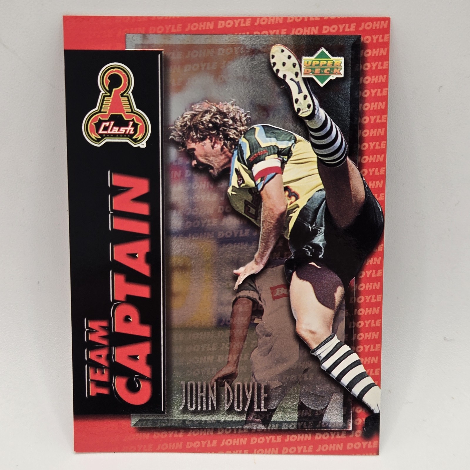 1997 Upper Deck Bandai MLS – Team Captain John Doyle #TC8 (RC)