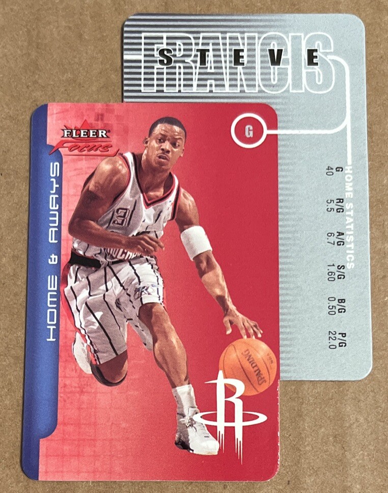 Steve Francis 2003-04 Fleer Focus Home and Aways DIE CUT SP #270/500 Rockets