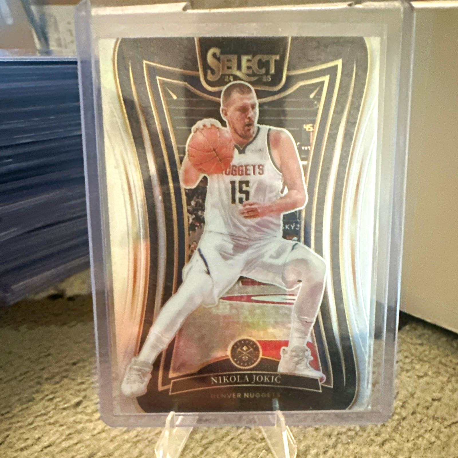 Panini Select 2024-25 Nikola Jokić Mezzanine Level Prizm #313 Nuggets