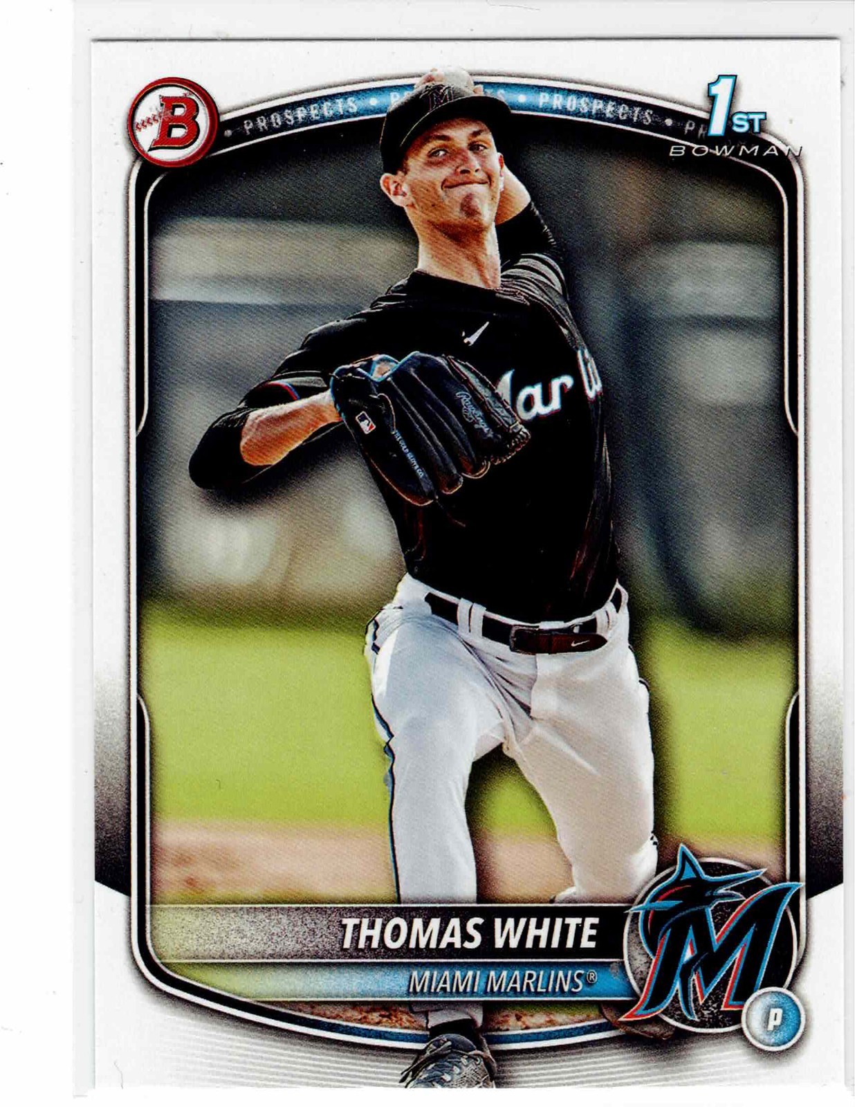 Thomas White Miami Marlins 2025 Bowman 1st Bowman ****