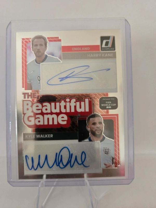Dual auto Harry Kane Kyle Walker The Beutiful Game