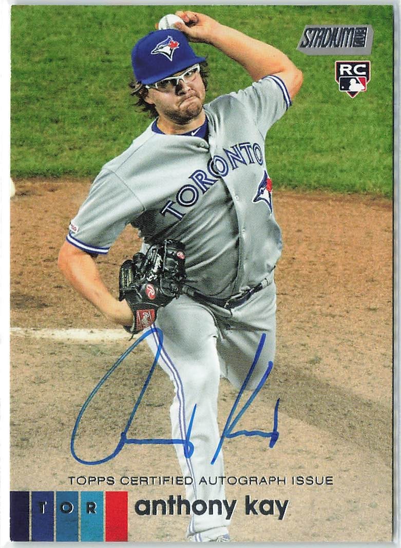 2020 Topps Stadium Club Anthony Kay #AAKA Rookie Auto RC