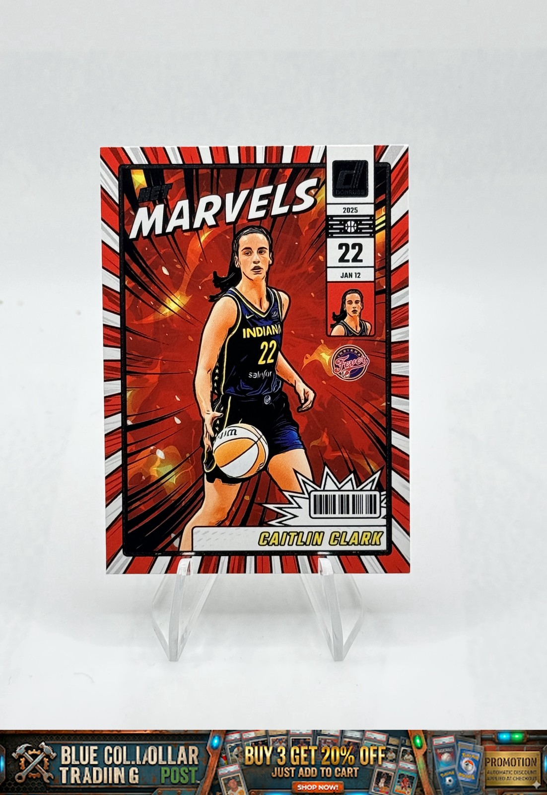 2025 Donruss WNBA Caitlin Clark #19 Net Marvels Indiana Fever