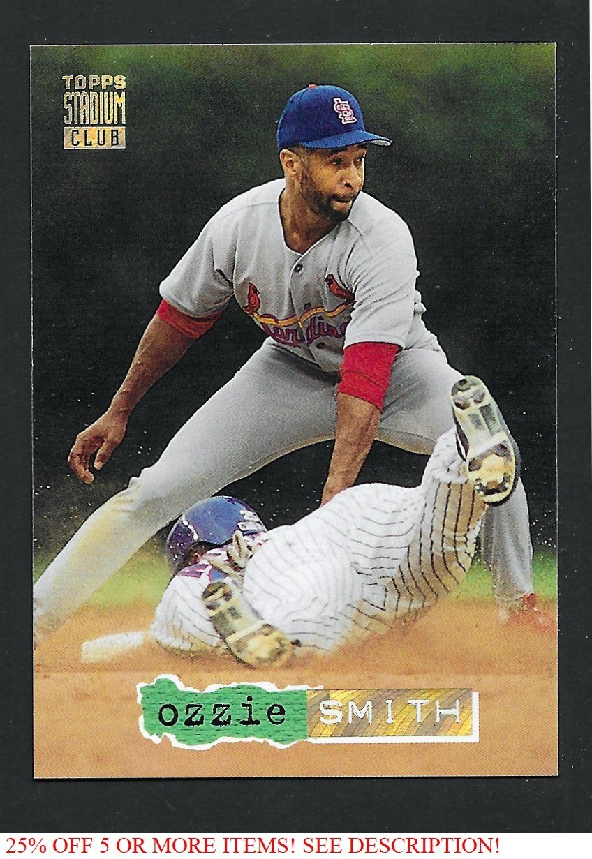 1994 Stadium Club Golden Rainbow #417 Ozzie Smith St. Louis Cardinals HOF