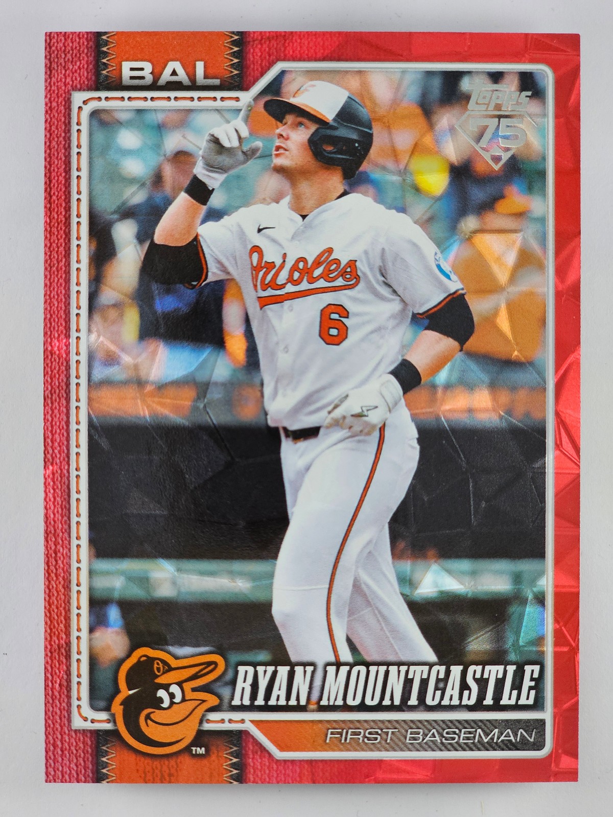 2026 Topps RYAN MOUNTCASTLE /5 RED DIAMANTE PARALLEL 652 Orioles