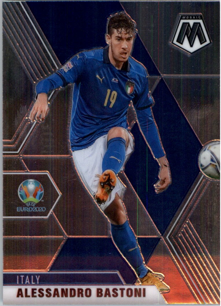 2020-21 Panini Mosaic UEFA Euro #132 Alessandro Bastoni – SCR