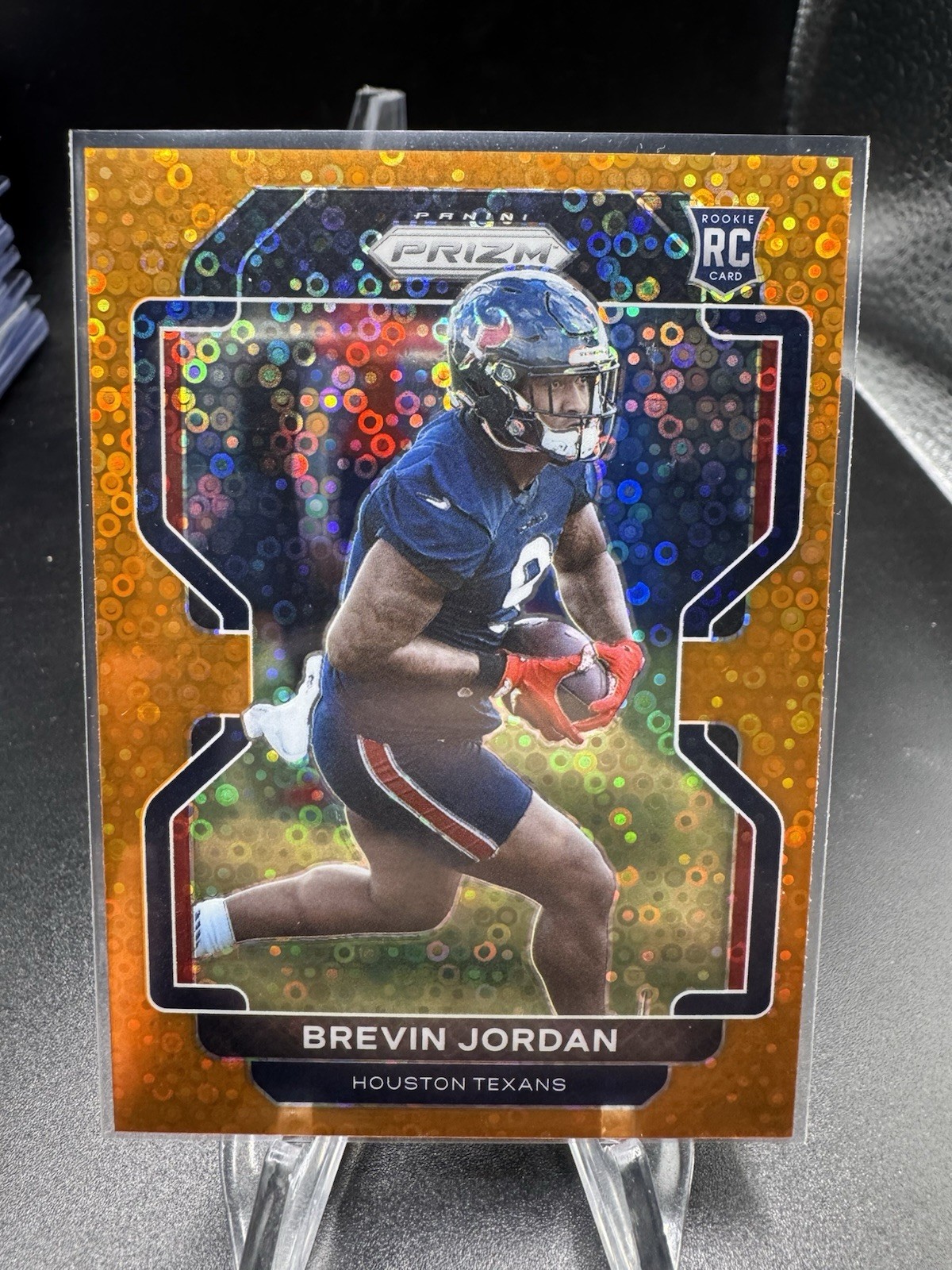 2021 Panini Prizm – Rookie Brevin Jordan #417 Orange Disco Prizm (RC)