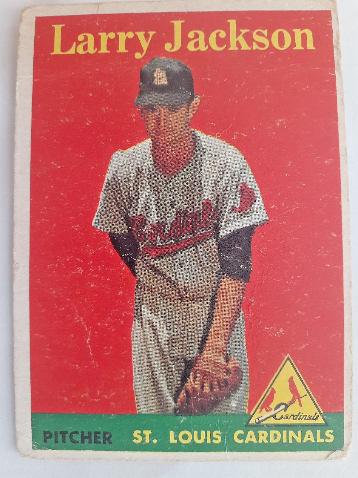 Topps 1958 Yellow Letter YL Larry Jackson #97