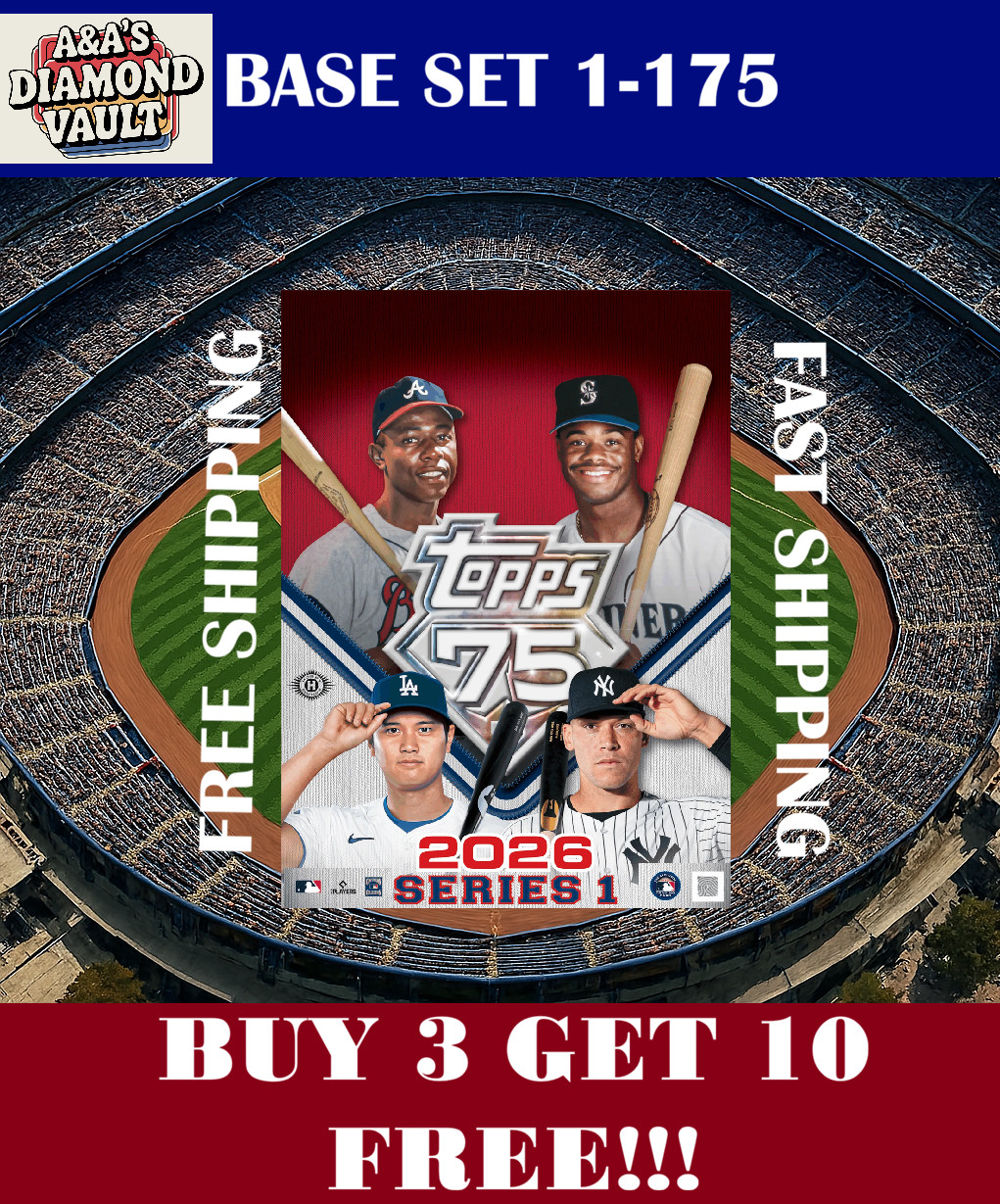 2026 Topps Series 1 Baseball Singles 1-175 Complete Your Set You Pick FREE SHIP