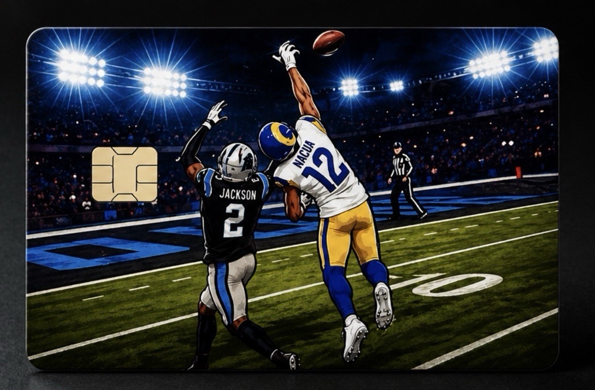 Puka Nacua Los Angeles Rams Credit Card Skin Sticker Vinyl Decal NFL