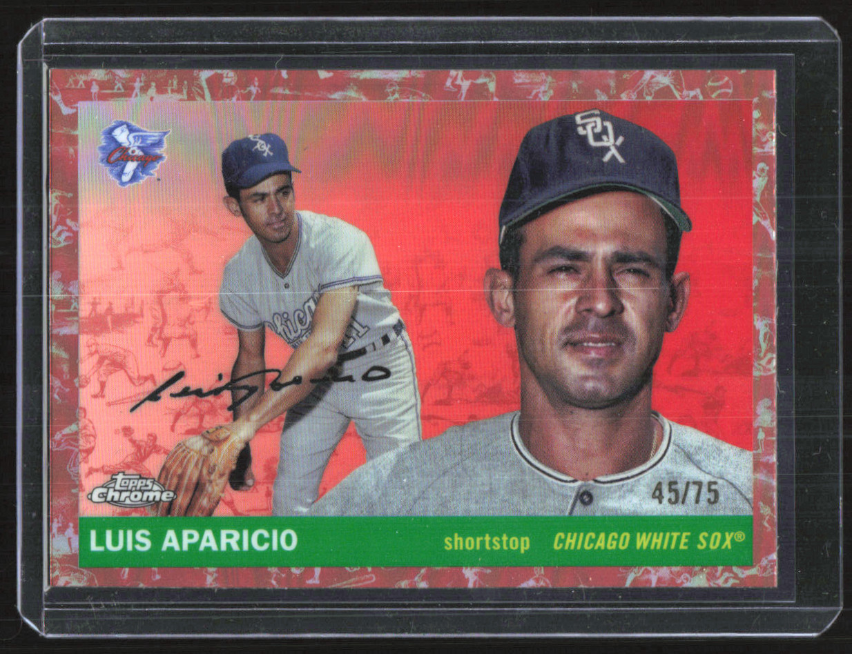 2025 Topps Chrome Platinum Anniversary Luis Aparicio Rose Gold Refractor /75
