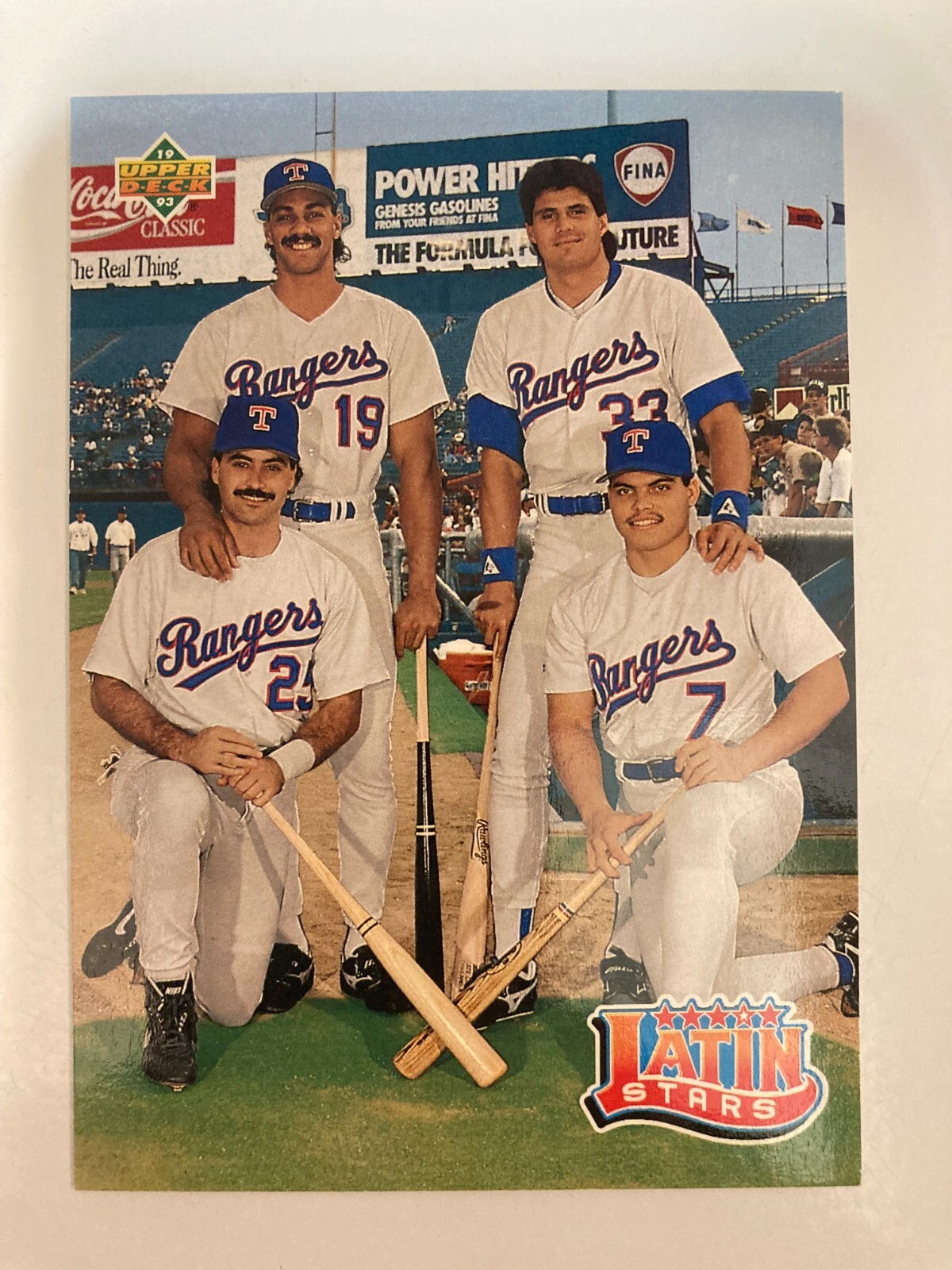 1992-93 Upper Deck Teammates #52 – Texas Rangers – Latin Stars