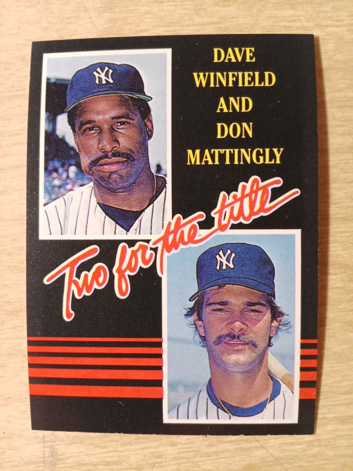 1985 Leaf Don Mattingly, Dave Winfield #140 EX-NRMINT CONDITION SEE PICTURES