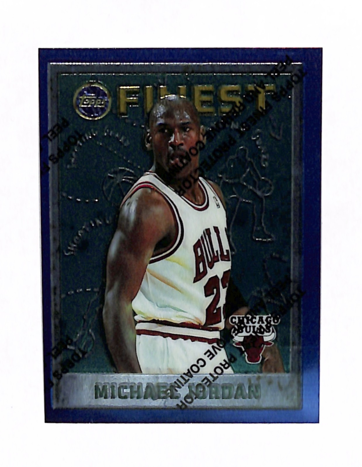 1995-96 Topps Finest Michael Jordan #229 w/ Protective Coating NM OC