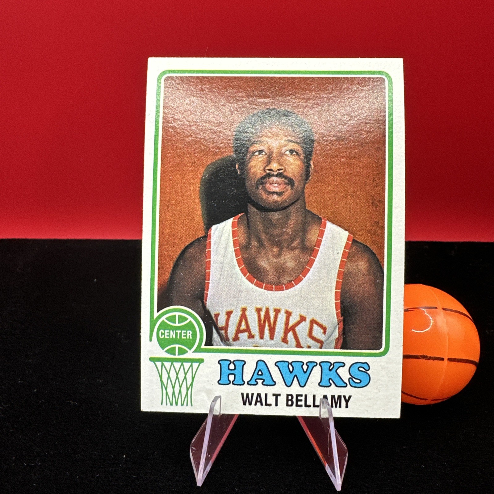 1973-74 Topps #46 WALT BELLAMY Atlanta Hawks EXMT-NM 🔥🔥🔥
