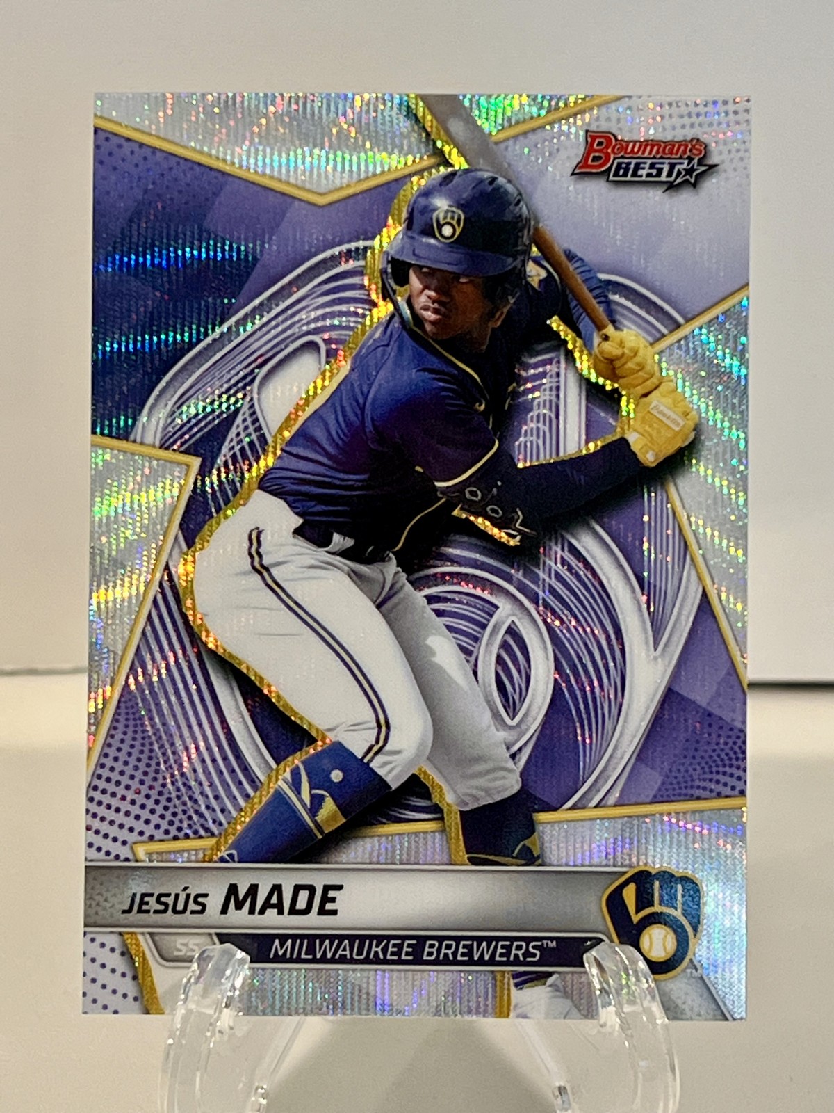 2025 Bowman’s Best – Top Prospects Jesus Made #TP-17 Wave Refractor (RC)