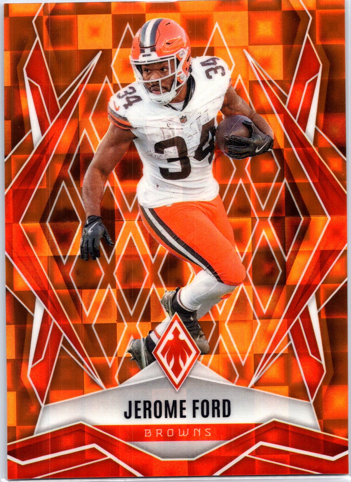 2025 Panini Phoenix #3 Jerome Ford Orange Pandora Prizm #/189