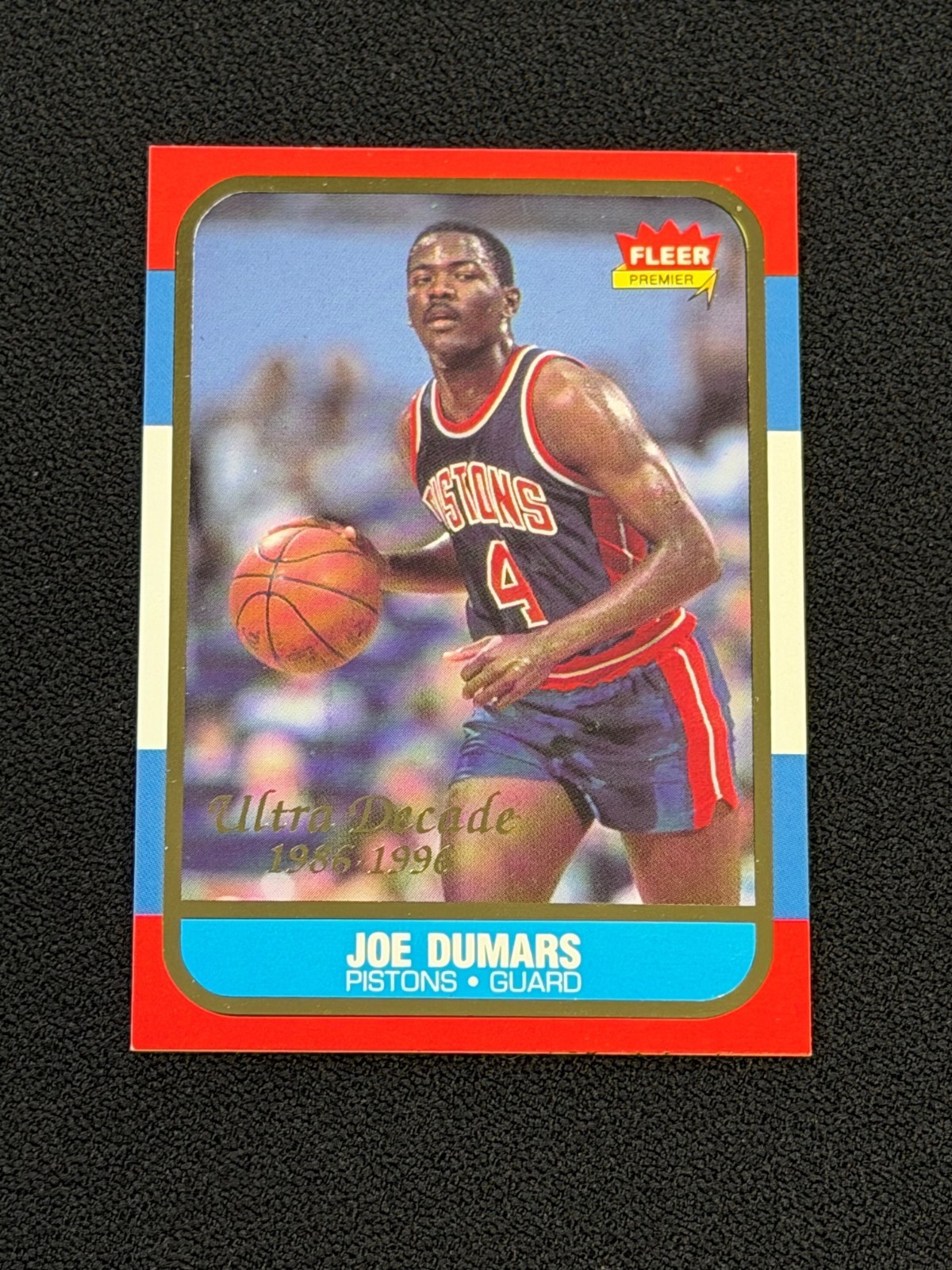 1996-97 Fleer Ultra – Ultra Decade Joe Dumars #U-2