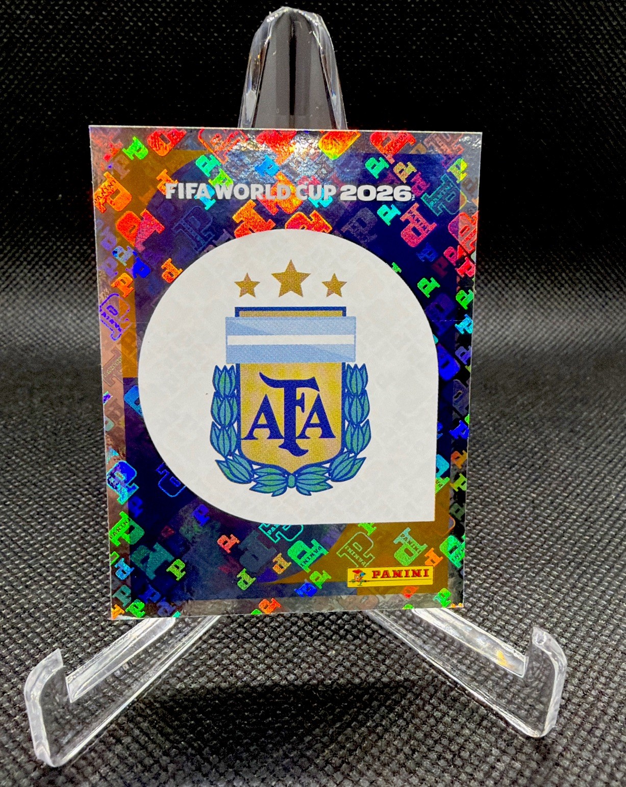 Panini World Cup 2026 Argentina AFA Crest Badge Sticker ARG 1 Online Exclusive