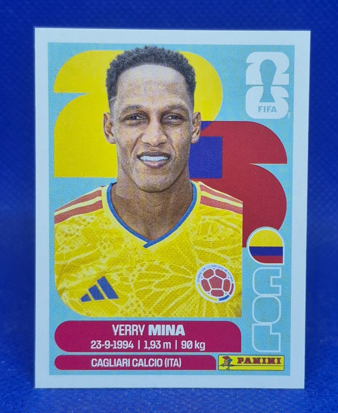 2026 Panini FIFA World Cup Sticker Yerry Mina #COL 5 – Colombia