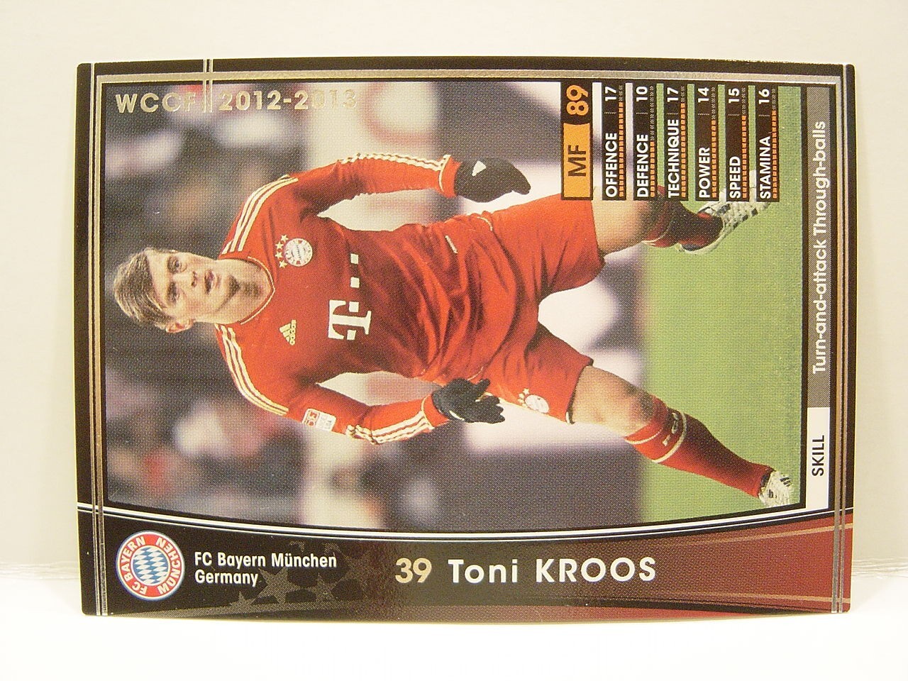 Panini WCCF 2012-13 Toni Kroos 1990 Germany　No.39 Bayern Munich Special Card#119