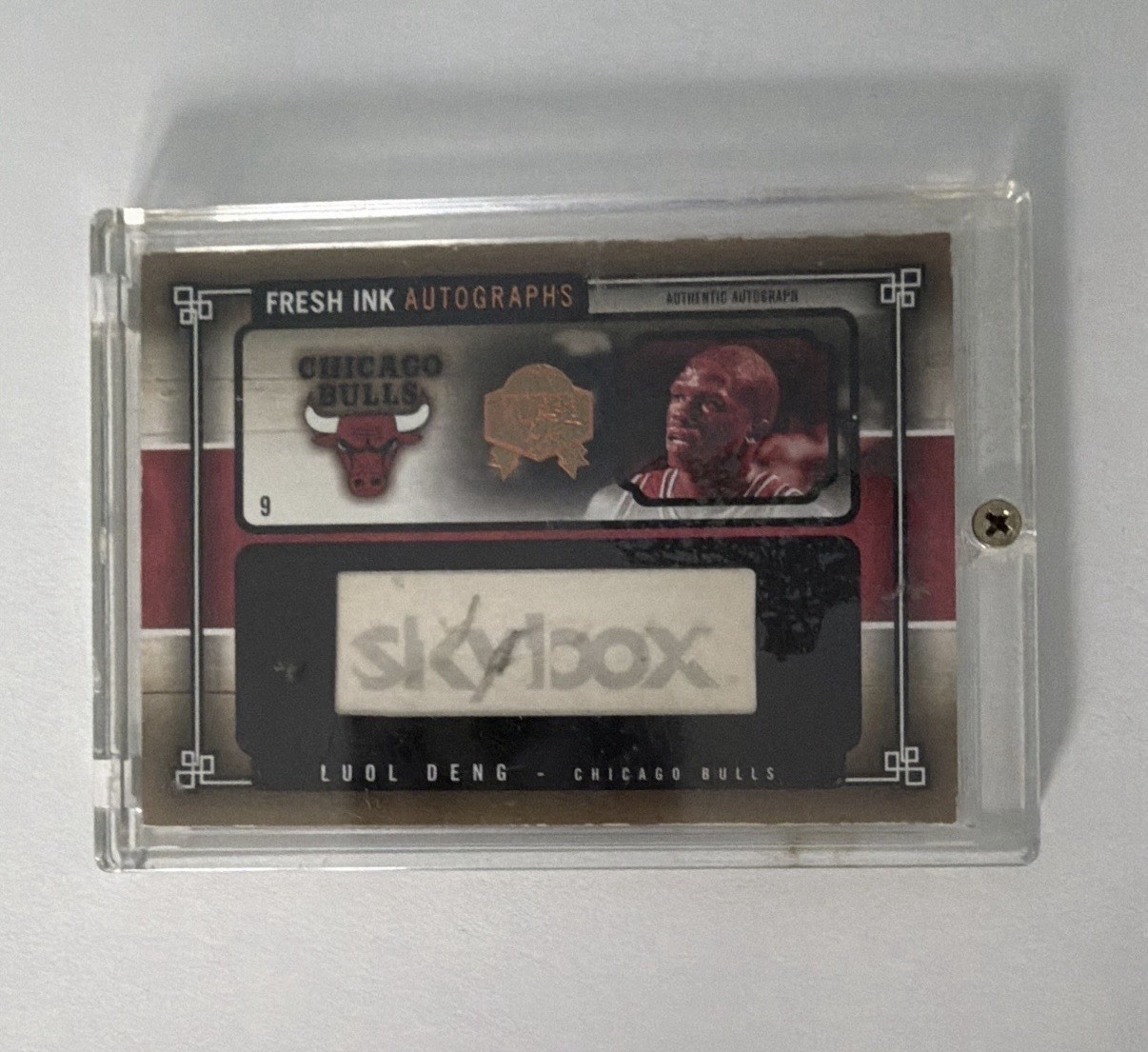 SkyBox 2004-05 Fresh Ink Luol Deng RC Auto Bulls /199 FIA-LD