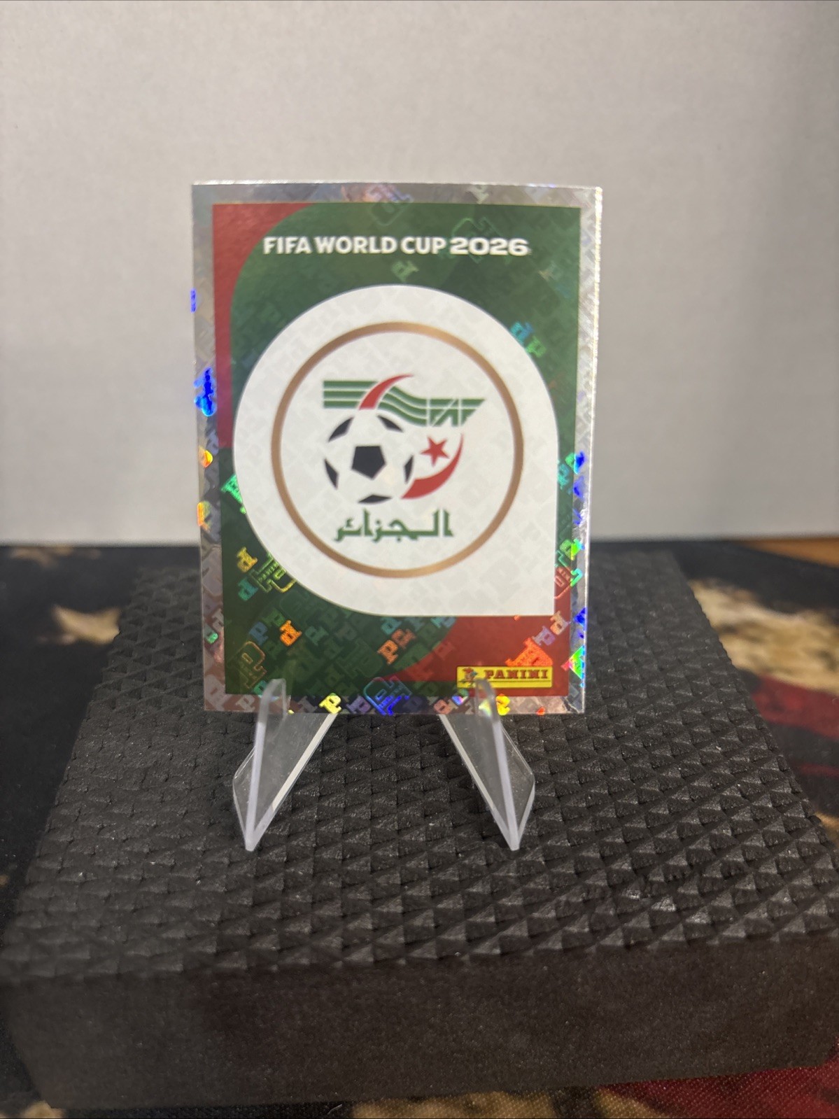 2026 Panini FIFA World Cup Sticker FOIL #ALG-1. BADGE/Emblem (Algeria)