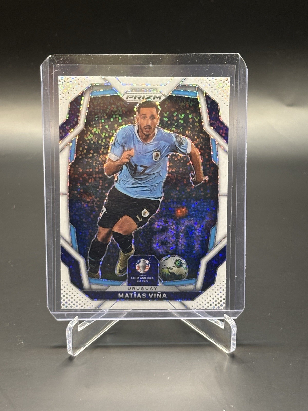 2024 Panini Prizm CONMEBOL Copa America – Matias Vina #101 White Sparkle Prizm
