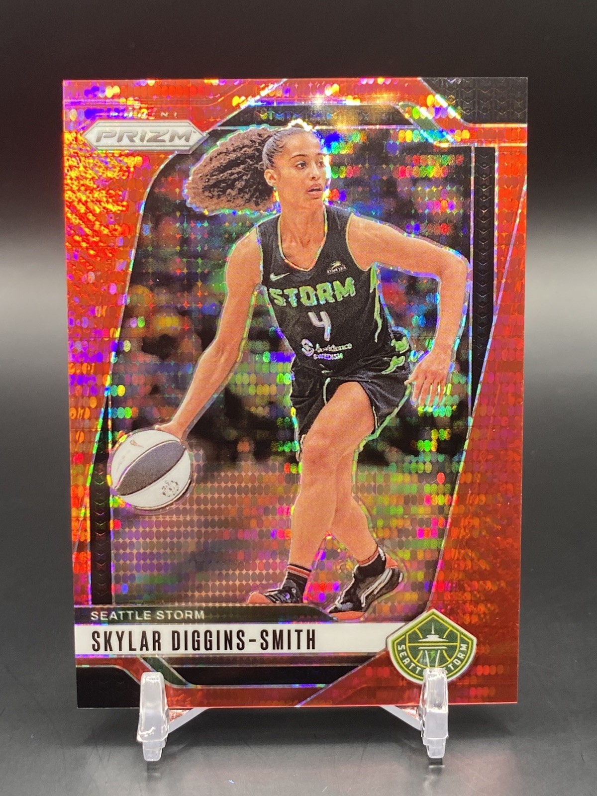 2024 Panini Prizm WNBA – Skylar Diggins-Smith #76 Red Pulsar Prizm 092/299
