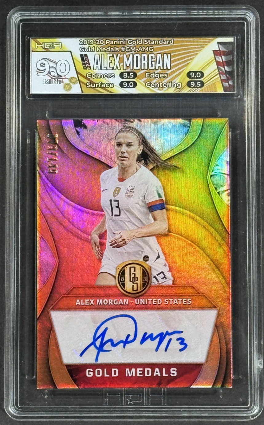2019-20 Panini Gold Standard Gold Medals Alex Morgan Auto /149 #GM-AMG HGA 9 USA