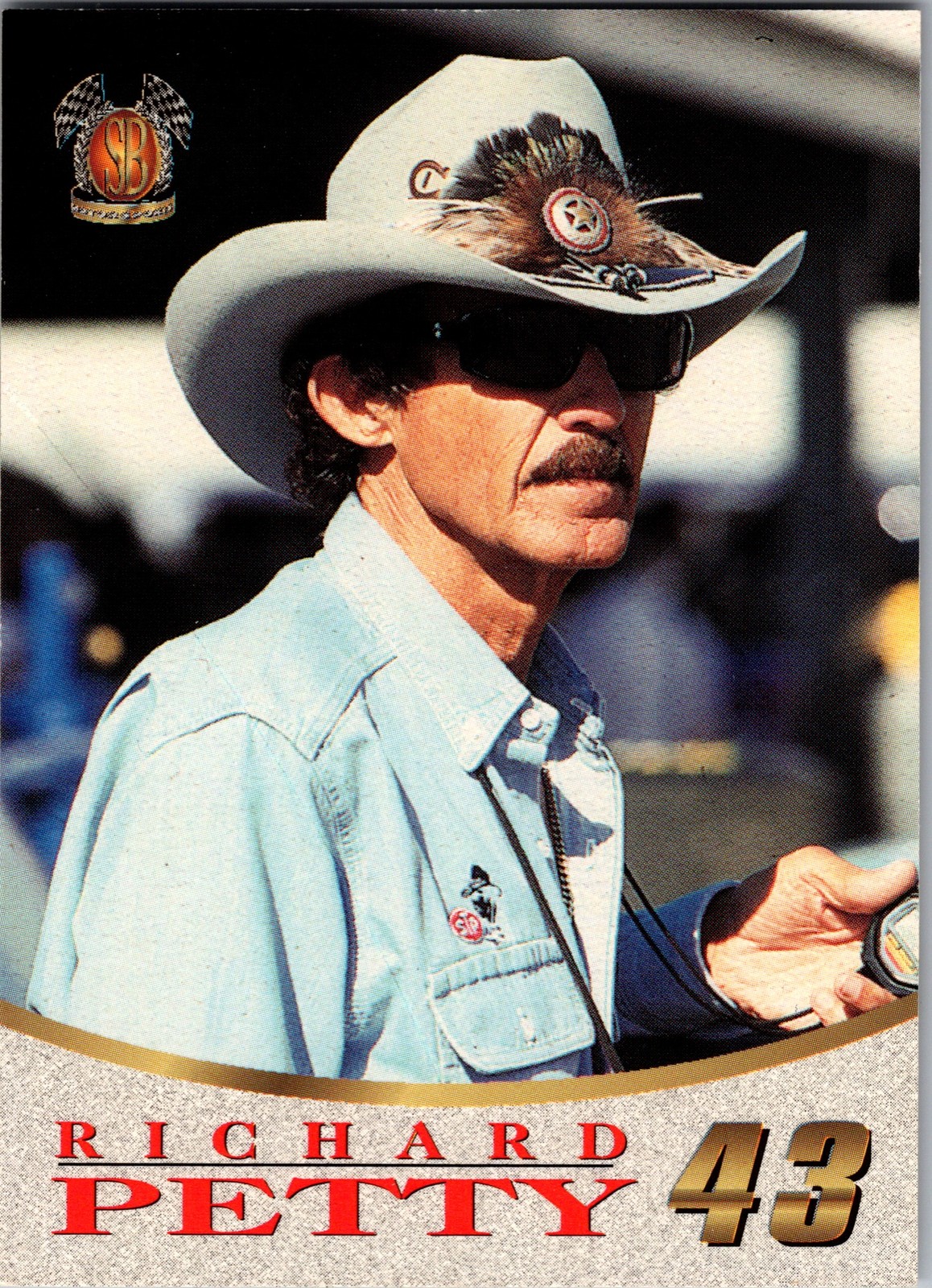 1996 CLASSIC/SCOREBOARD SCORE BOARD SUPER STARS RACING #30 RICHARD PETTY