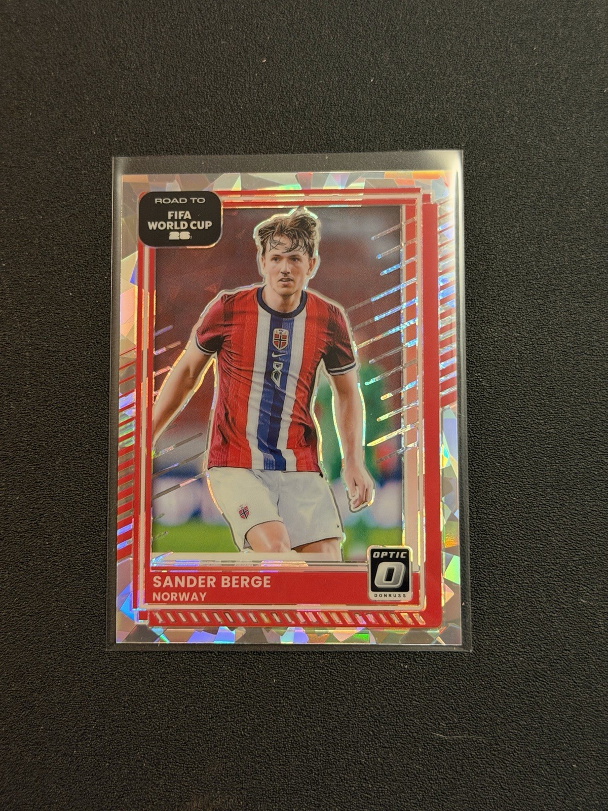 2025-26 Donruss Road to FIFA World Cup Optic #171 Sander Berge Cubic Norway