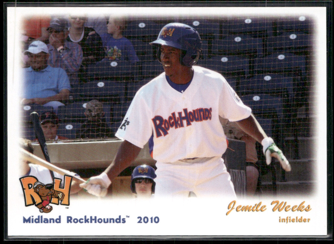 Jemile Weeks 2010 Midland Rockhounds Team Set