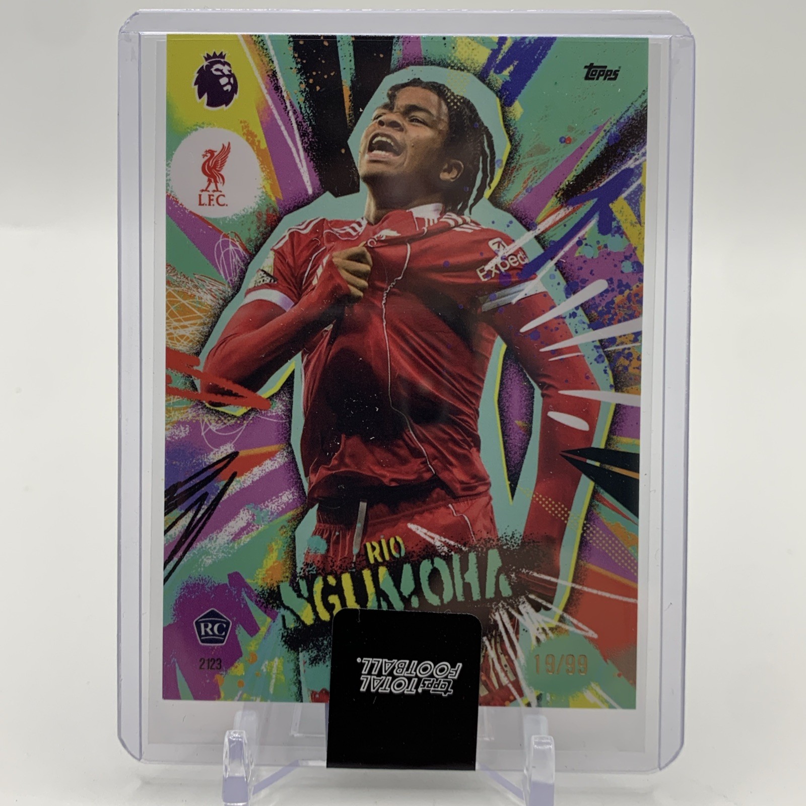 2025-26 Topps Total Football Dro Rio Ngumoha /99 #2123 NEXT GOAL WINS