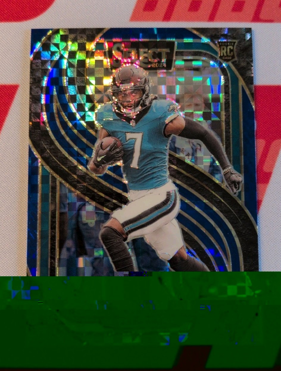 #143 Brian Thomas Jr. 2024 Panini Select #/175 Rookie Blue Prizm