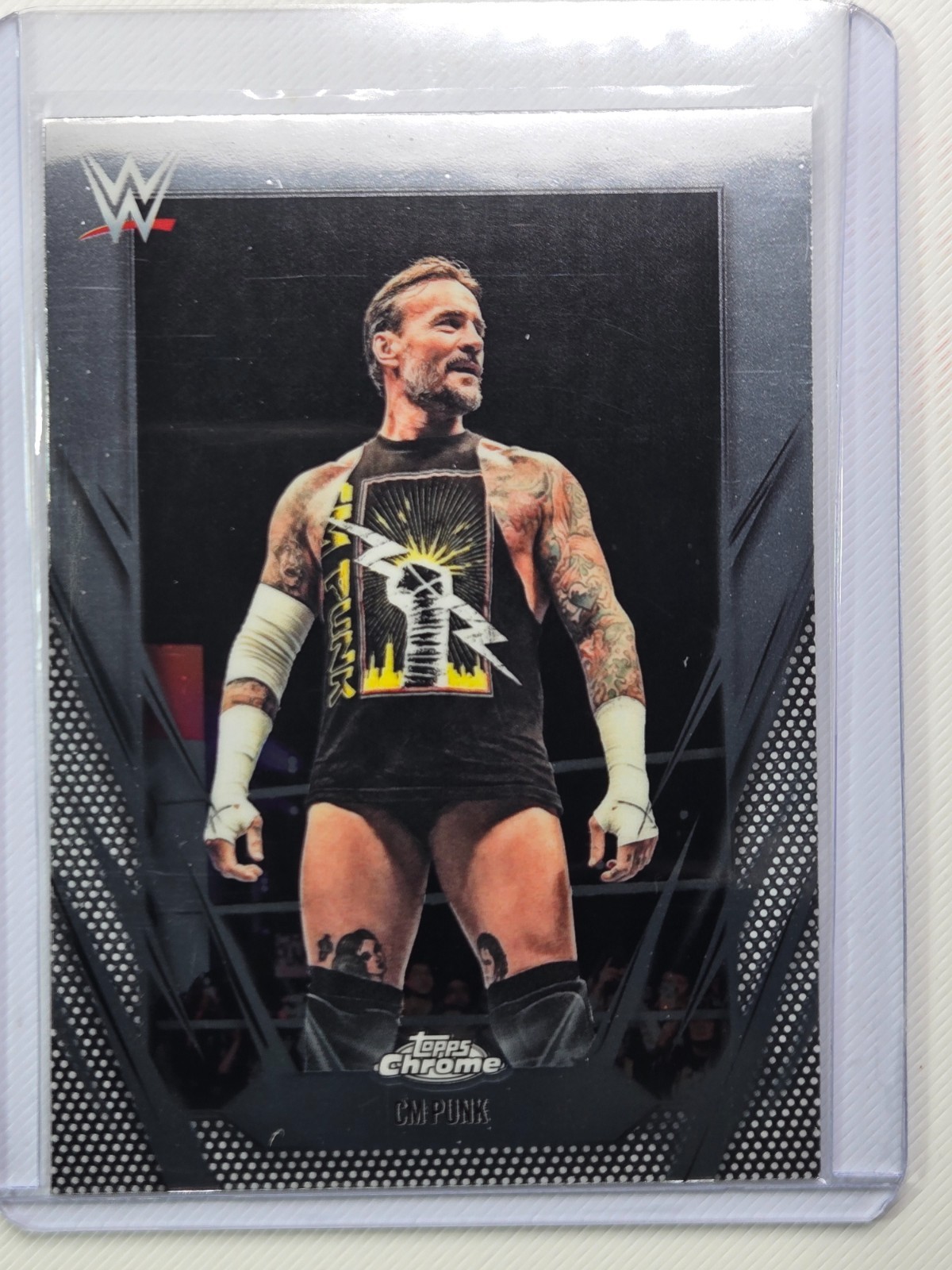 CM Punk 2026 Topps Chrome WWE #49 Base Trading Card
