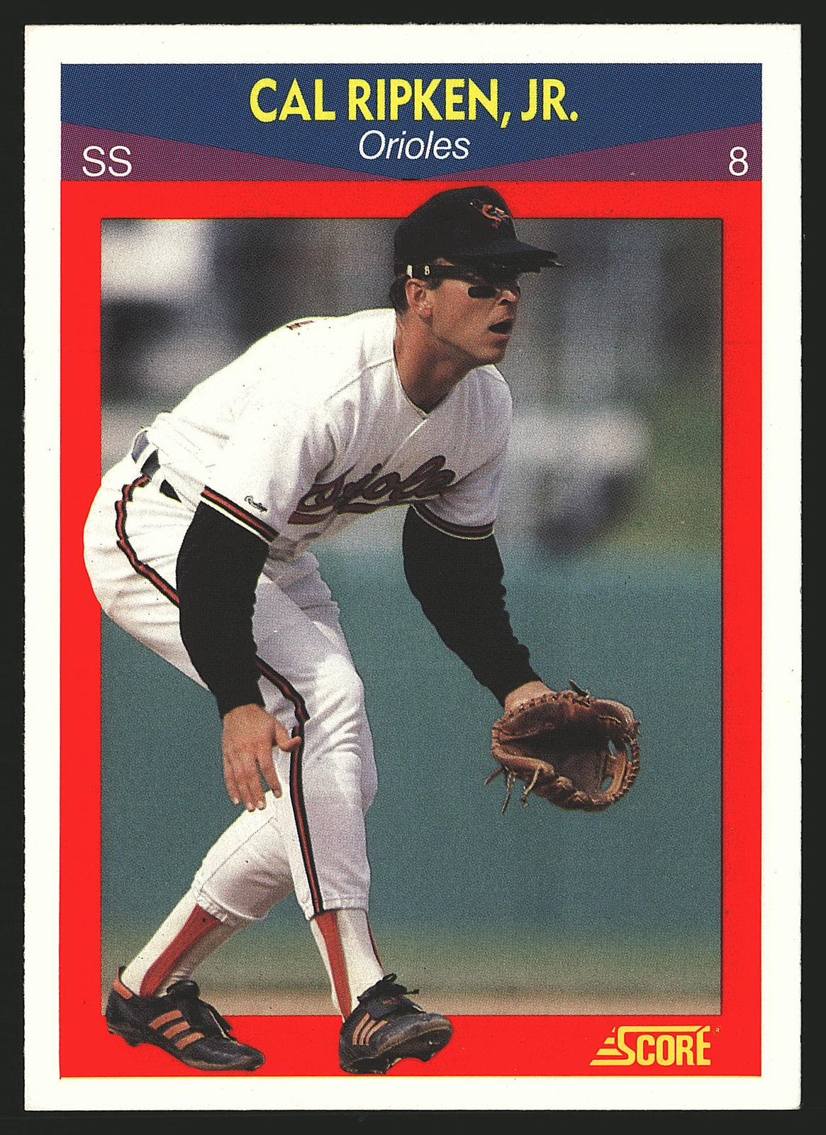 1990 Score 100 Superstars Cal Ripken, Jr. #66
