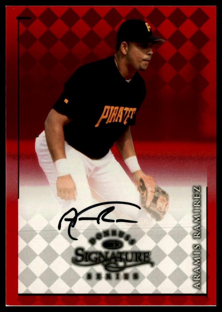 1998 Donruss Signature Aramis Ramirez Signature Series Autograph Auto Pirates