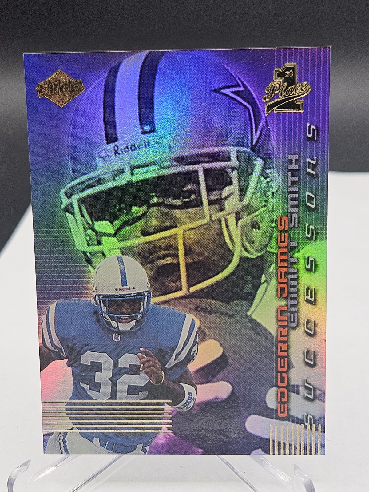 1999 Collector’s Edge First Place Edgerrin James / Emmitt Smith Successors #S7