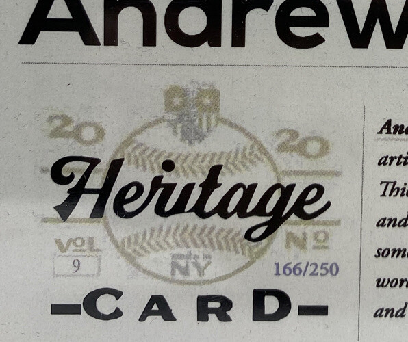 PROJECT 2020 BLACK HISTORY HERITAGE FOIL /25 AUTO ANDREW THIELE Jackie Robinson