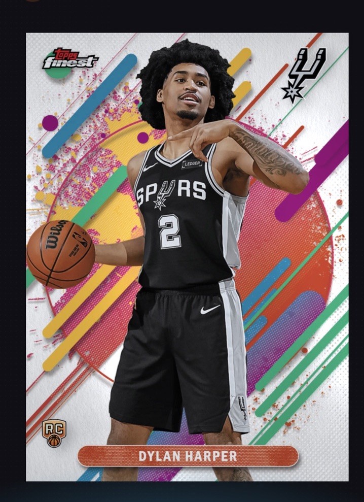 2025-26 TOPPS NBA Finest – Rare Rookie RC – DYLAN HARPER (TOPPS NBA DigitaICard