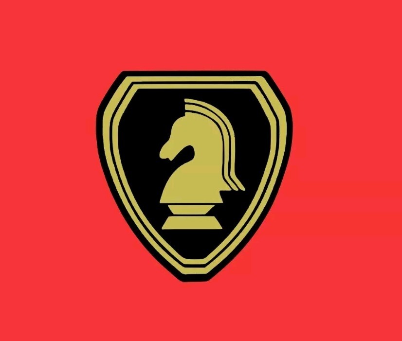 KNIGHT INDUSTRIES Shield Logo Sticker • Knight Rider • KITT • Custom Decal 4×4.3