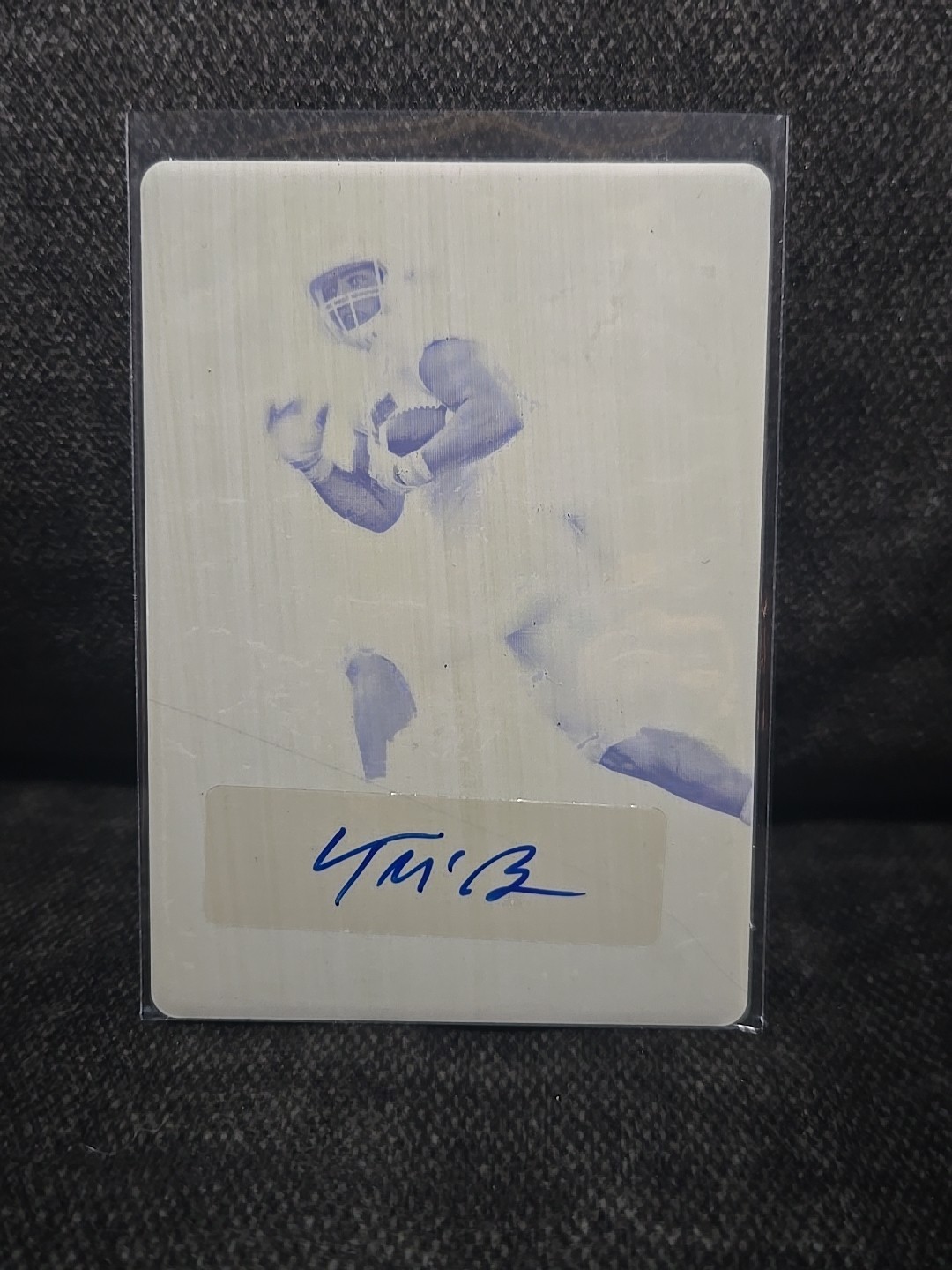2022 Leaf Flash Printing Plate Yellow 1/1 Trey McBride Rookie Auto RC