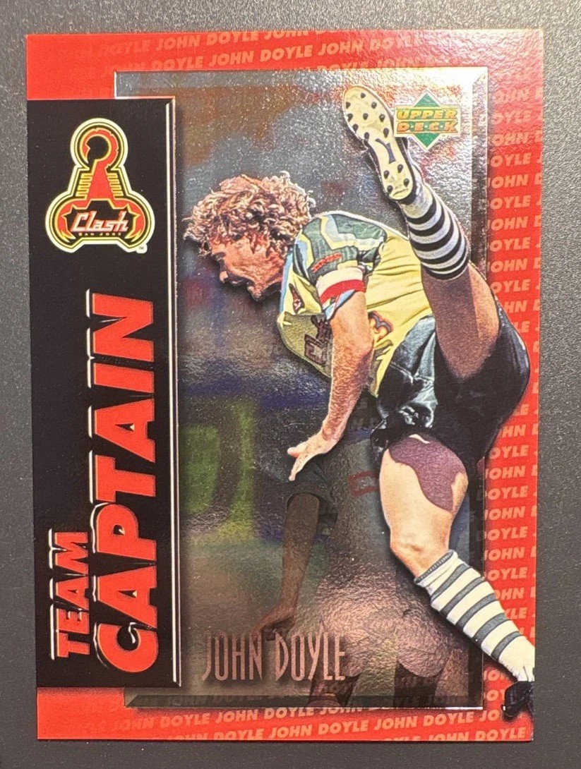 1997 Upper Deck Bandai MLS – Team Captain John Doyle #TC8 (RC)