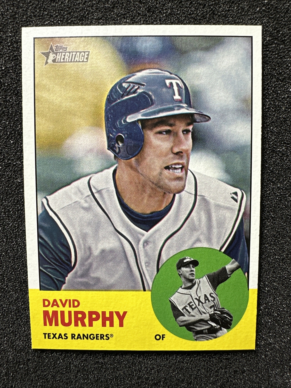 DAVID MURPHY #272 2012 Topps Heritage Baseball QTY Texas Rangers