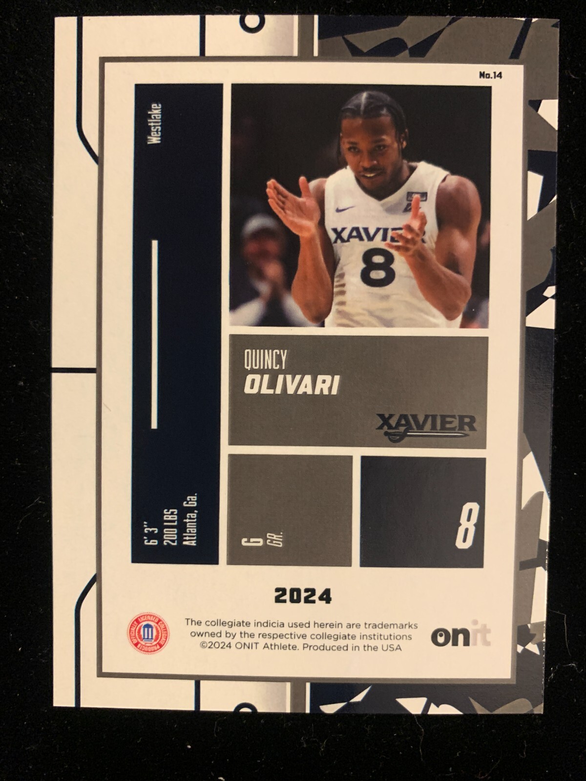 2023-24 Onit XAVIER MUSKETEERS basketball card singles – complete your set