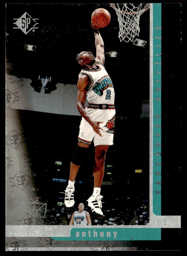 1998-99 Upper Deck SP Greg Anthony Memphis Grizzlies #118
